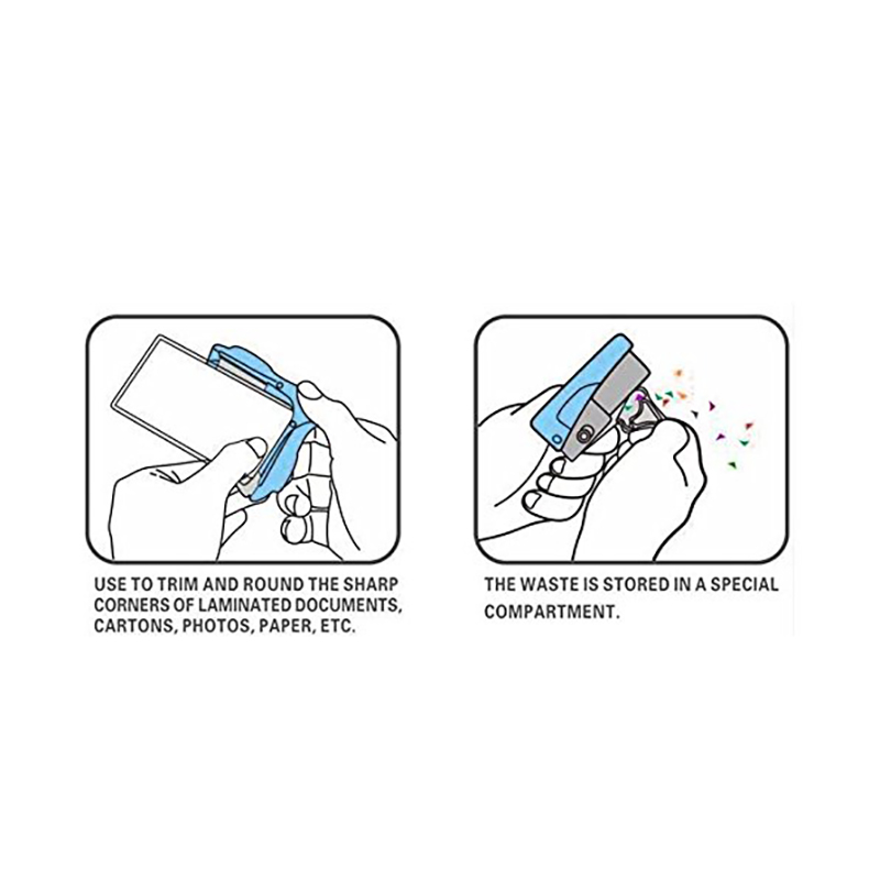 R5 DIY Mini Corner Rounder 5mm Card Paper Punch Craft Circle Pattern Photo Cutter Tool Stationery Hand Hole Craft Scrapbooking