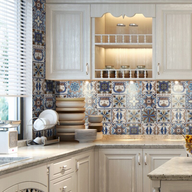 5M 3D Kitchen Wall Sticker Useful Self-adhesive Oil-proof Stickers Kitchen Cupboard Sticker Waterproof Selfadhesive Wallpaper