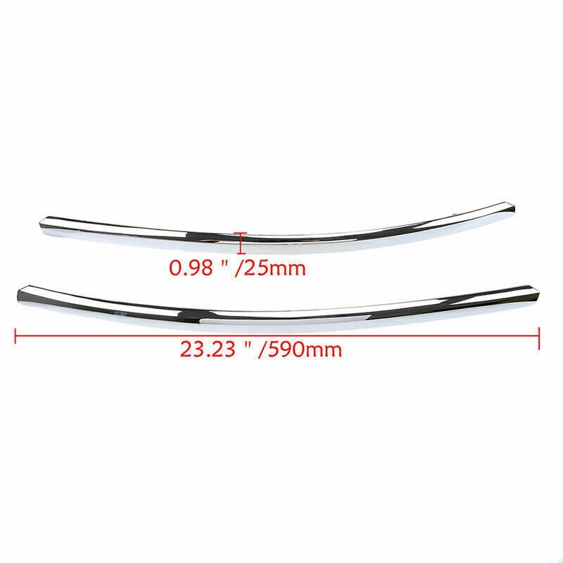 Car Front Bumper Lower Molding Trim Chrome For- A6 C6 4F0853065 4F0853066