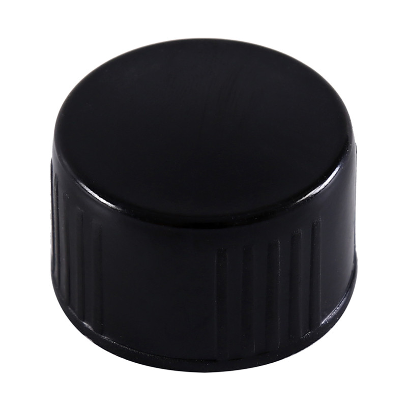 50ml Plastic Glass Bottle With Screw Cap Black Screw Cap Screw On Cover Graduation Sample Vials Round Glass Reagent Bottle