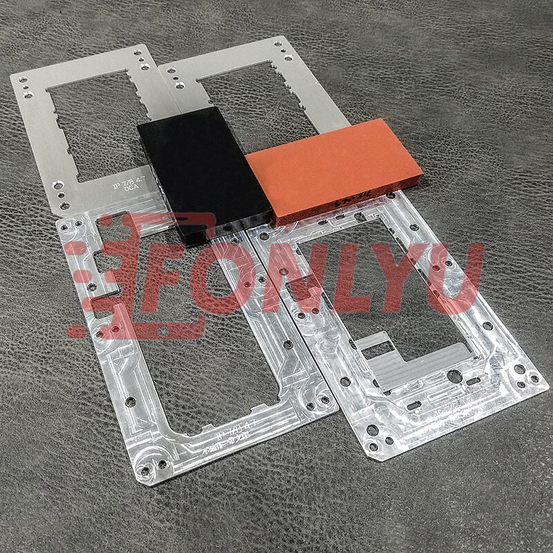 YMJ LCD Screen Front Outer Glass OCA Alignment Laminating Mold For iPhone 6G 6P 6S 6SP 7G 7P 8G 8P Mobile Phone Repair Tools Set