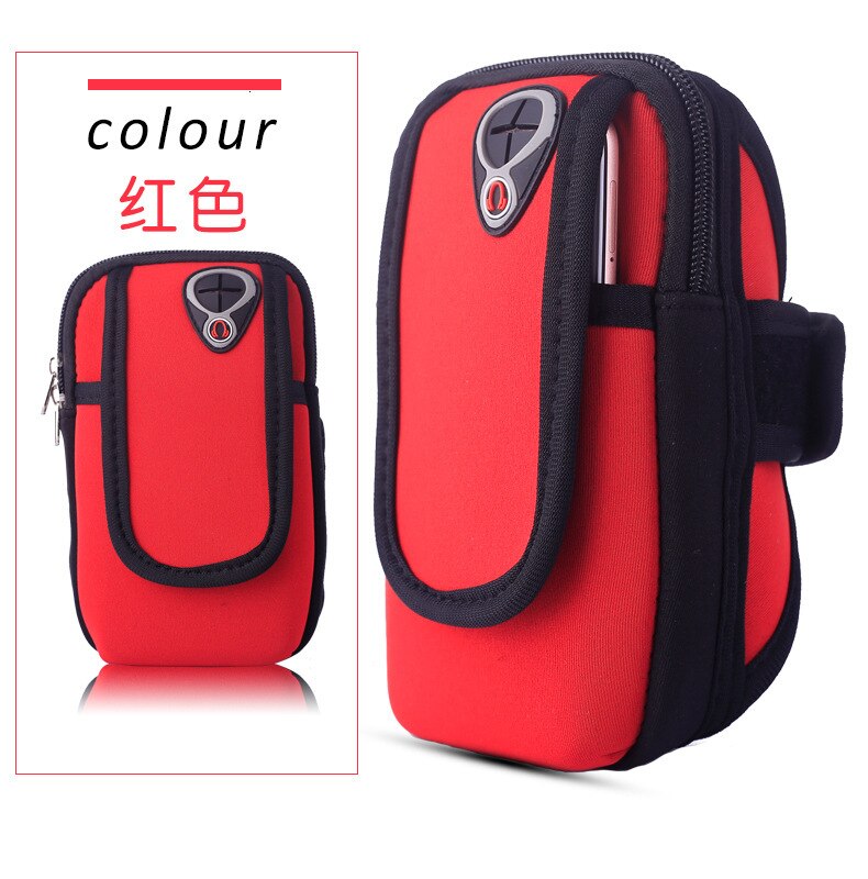 Esportes de Serviço Armband Bolsa Case Capa armband Correndo Universal Esporte Braço saco Do Telefone Titular do telefone celular À Prova D' Água Esporte Ao Ar Livre: red