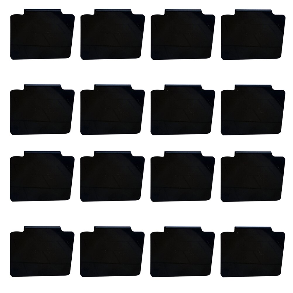 16pcs Price Label Holders Bin Labels Holder Plastic Label Clip for Supermarket