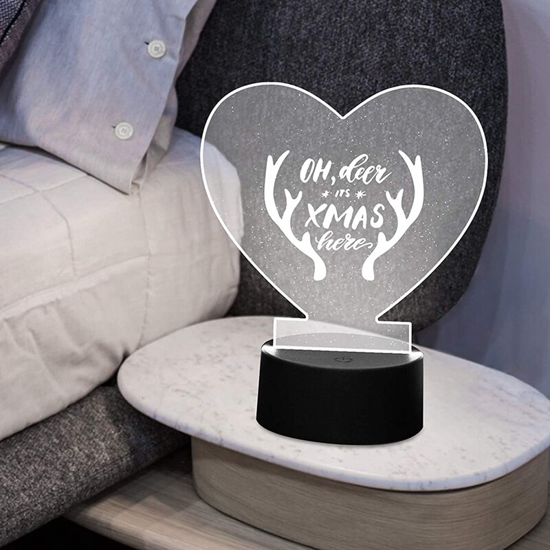 2mm Acrylic Sheet with Double Sided Protective for LED Light Base Signs DIY Display Projects Craft 6 Pieces ,(Heart)