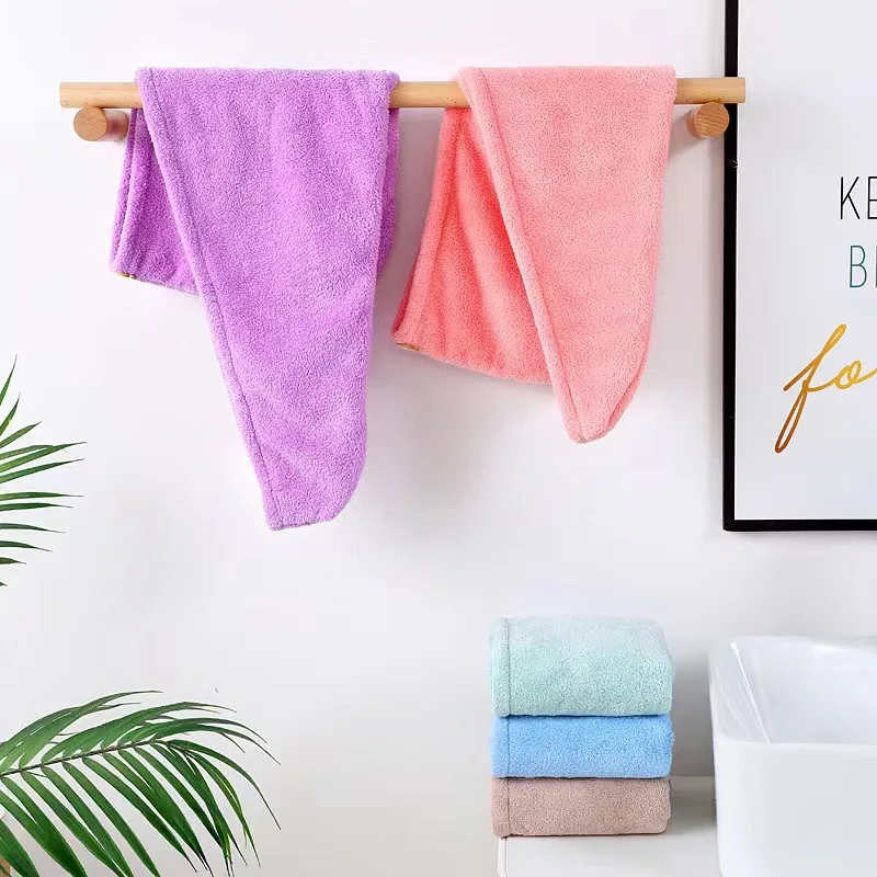 Magic sneldrogende microvezel haarhanddoek sneldrogende drogerhanddoek dames wikkelhoofdabsorptie waterbadhoed