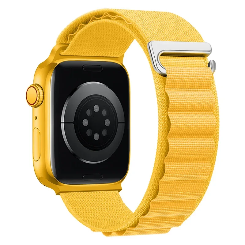 Correa Alpine Loop para Apple Watch Ultra Band 49mm 45mm 44mm 42mm 41mm 40mm pulseras de gancho en C de Metal iwatch SE series 9 8 7 6 5 4 3
