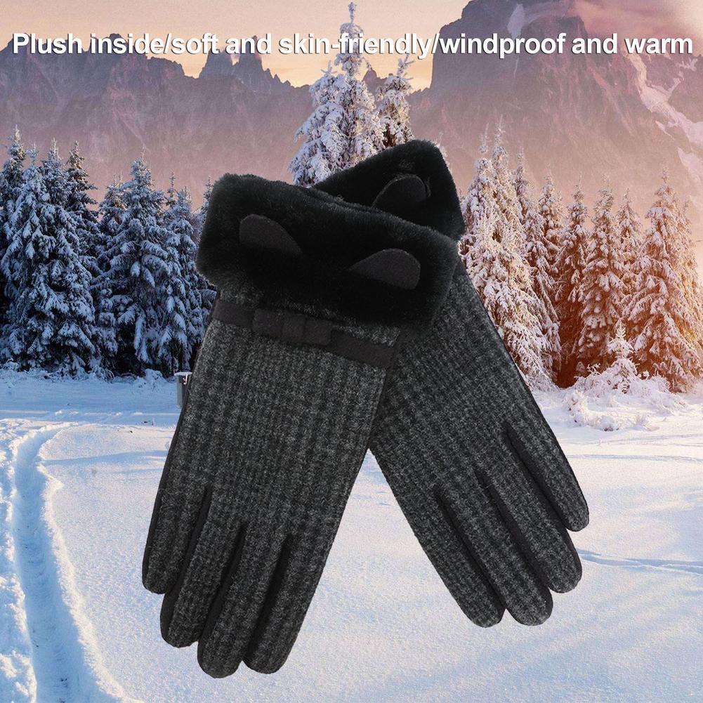 Touch Screen Usb Verwarming Handschoenen Vrouwen Winter Double-Effect Verwarming Elektrische Handschoenen Winddicht Huidvriendelijke Comfortabele Mitten