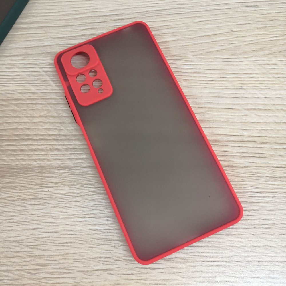 Pele sentir fosco caso duro para xiaomi redmi nota 11 pro 4g 5g nota 11 11s 2022 global à prova de choque macio silicone capa traseira: alumínio / Cinza escuro