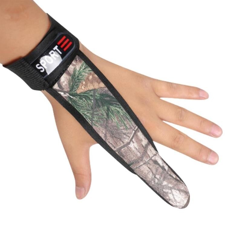 1 stk enkelt finger beskytter fiskeri handsker fisk udstyr handske finger en fiskere handske surfcasting åndbar handske
