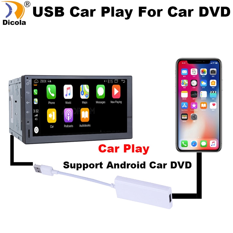 Carlinkit Usb Smart Auto Link Dongle Voor Android Auto Navigatie Voor Apple Carplay Module Auto Smart Telefoon Usb Carplay Adapter