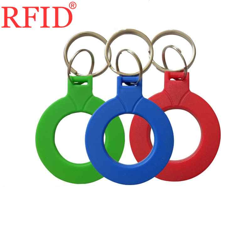 Porte-clés rfid étanche id 125 khz ,  em4100 lectures seules, porte-clés, carte de proximité, puce, badge, jeton, plusieurs couleurs au choix