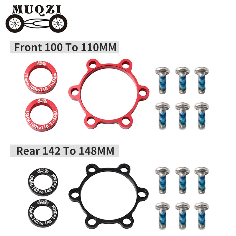 Muqzi Fiets Voor Boost Hub Adapter Rear Hub 12X142-148Mm Voor 15X100-110mm Fiets Conversie Spacer Washer