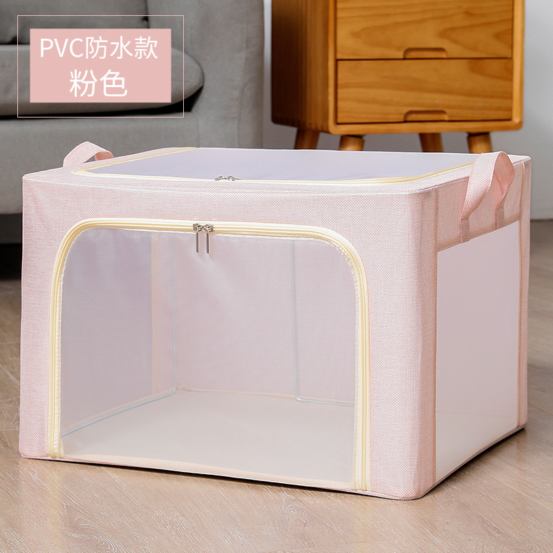 Cotton Linen Cloth Clothes Storage Box Finishing B... – Grandado