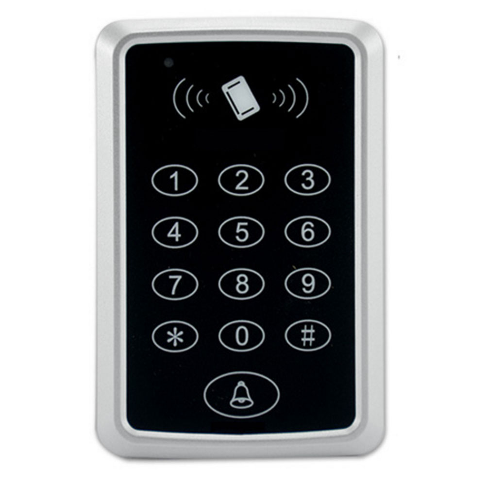 Entry RFID Code Swipe Card Proximity With 10 Keyfob For Door Lock Home Security Password System Access Control Safety Protection