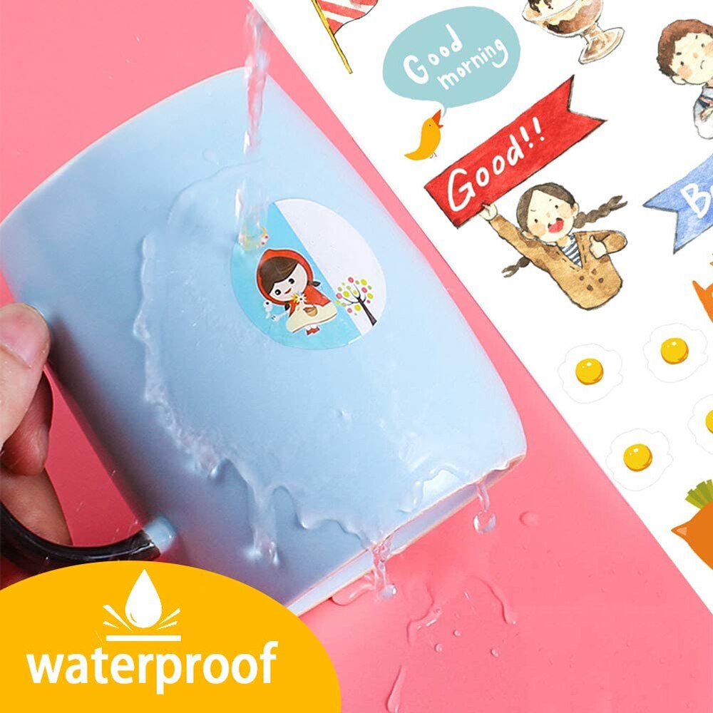 10 Sheets 216*279mm Matte Printable Vinyl Sticker Paper Waterproof Self-Adhesive Printing Paper for Inkjet Printer with Dye Ink