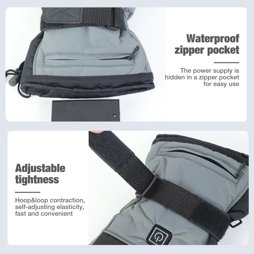 1 Paar Winter Motorrijden Elektrische Verwarming Handschoenen Warme Handschoenen Usb Hoge Warmte Constante Temperatuur Thermische Verwarming Handschoenen #1