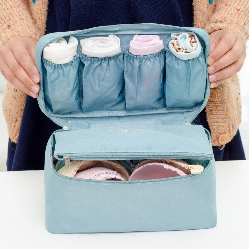 Maksimum leverandør oxford rejse opbevaringspose bh undertøj taske organisator boks toiletartikler kosmetik etui