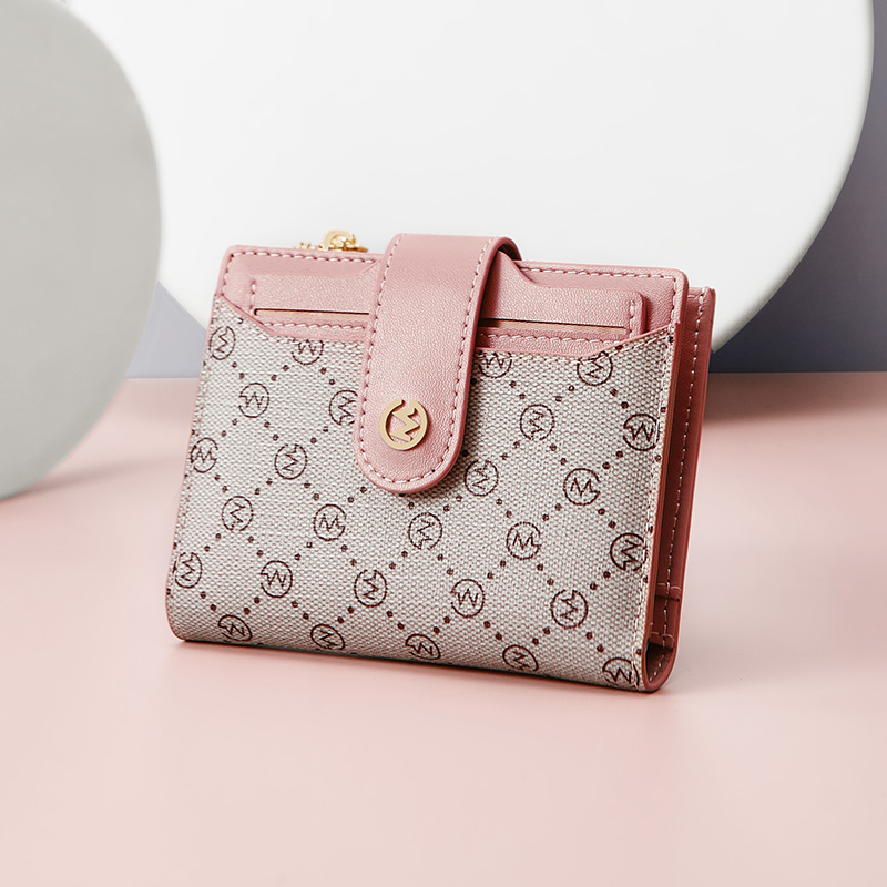 GOLF Wallet Women's Short Zero Wallet niche Mini Wallet Old Flower Card Bag Ins Style