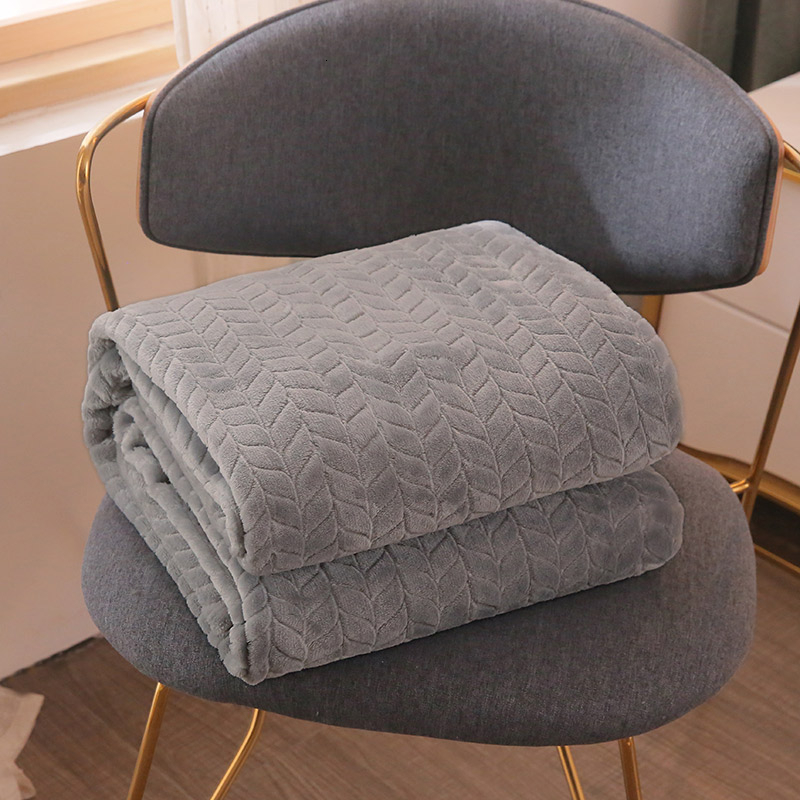Winter Zacht Flanel Thuis Sprei Deken Warme Comfortabele Bed Dekbedden Kantoor Reizen Vliegtuig Nap Cover Deken