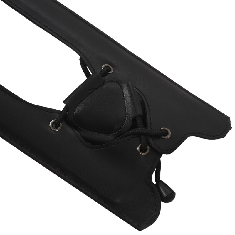 Adjustable Leather Saxophone Shoulder Neck Strap with Buckle Width 24Mm for Sax Players Music Lovers