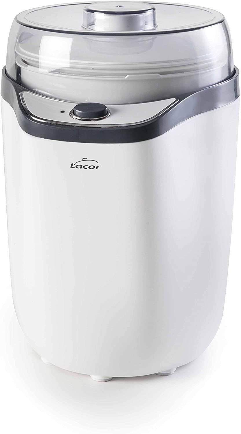 Lacor 69246 Yogurtera de 20 W 1 litro Polipropilelo... Blanco [Clase de eficiencia energética A + +.