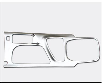 Rostfritt stål växlingshandbromskopp dekorerad ram för buick regal 10 11 12 13 14 15 16 aaa 556: Kopp matt silver