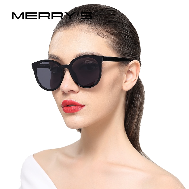 Merry's dames klassieke merk zonnebrillen vintage cat eye zonnebril s' 8094