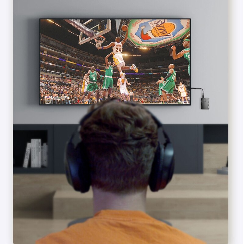 T19 bluetooth 5.0 o zender en ontvanger oproep 3 in 1 tv computer dubbele zender één voor twee adapter