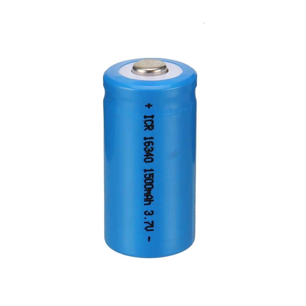 3.7V 1500mAh Rechargeable Li-ion Batteries 16340 CR123A Battery For CR123A 16340 battery For LED Flashlight Travel Wall Charger