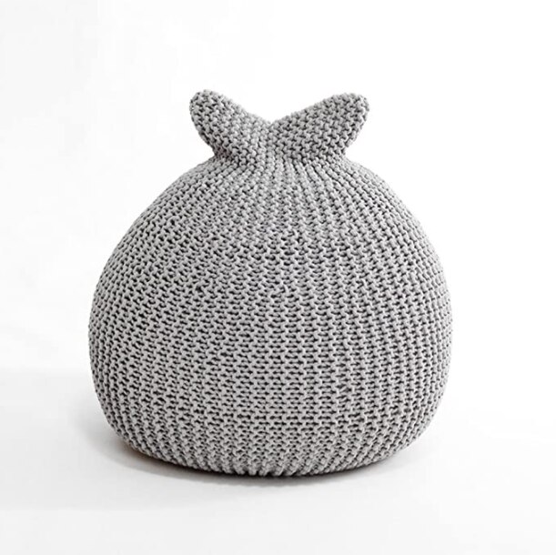 Tricot pouf chaise fait main housse de canapé pour salon ou chambre