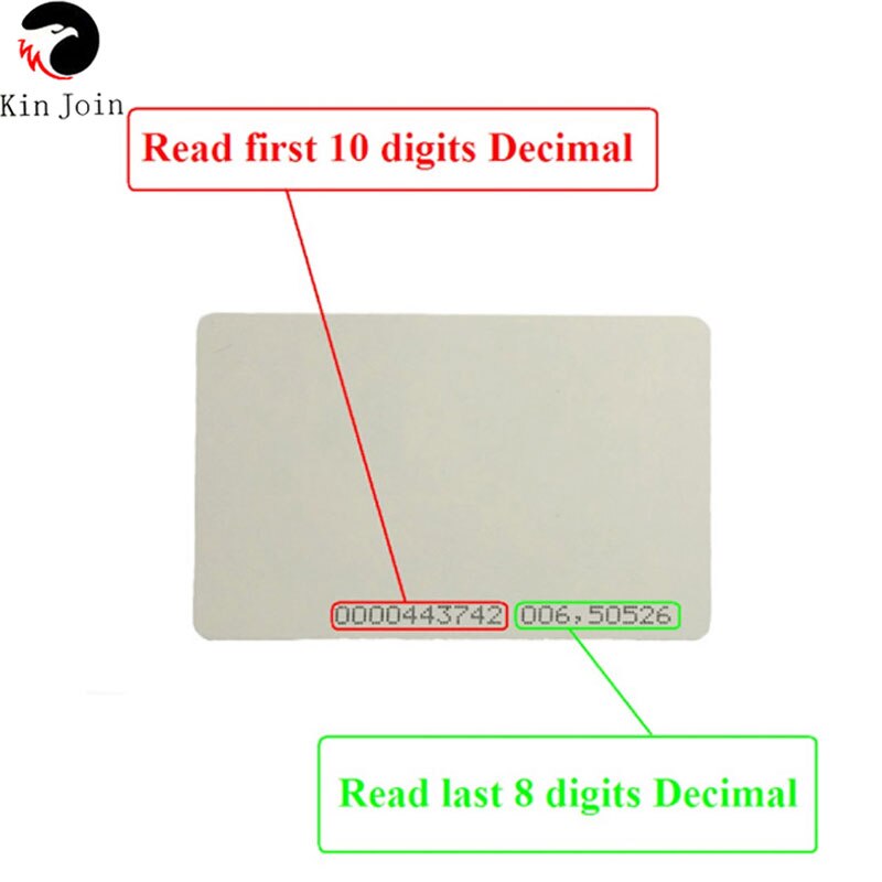 KINJOIN USB RFID Reader ID Contactless Proximity Smart Card Reader EM4001 EM4100 Windows