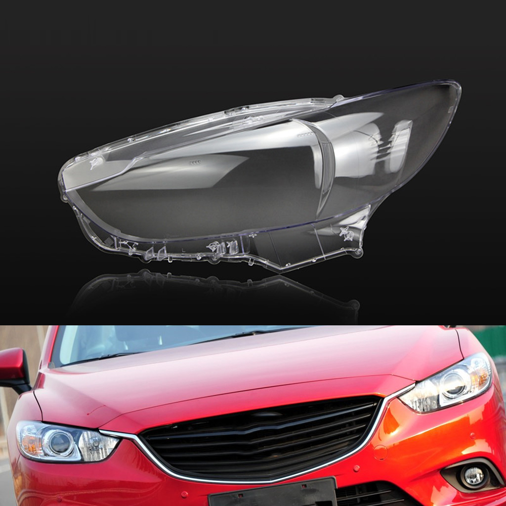 For Mazda 6 Atenza Headlamp Lens Car Headlight Cover Replacement Clear Lens Auto Shell Cover