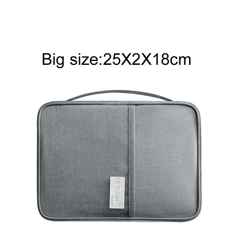 Bolsa de viaje impermeable, gran capacidad, multifuncional, separación en seco y húmedo, bolso de almacenamiento, deflector de viaje, fin de semana, cubos de embalaje: Style 2 big gray