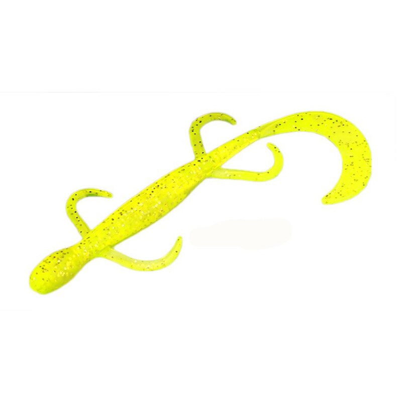 Simulation Fishing lures Soft Plastic Baits 4pcs fishing Wild Lizard Lifelike Silicone Trout Lure