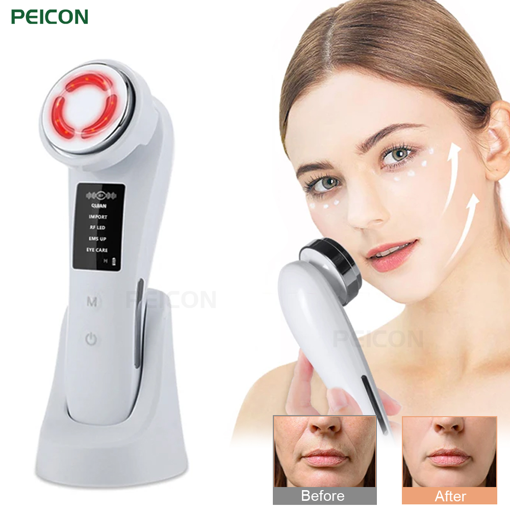 Facelifting ing Massage gerät Gesichts mikros trömich führte Lichttherapie Anti-Altern-Haut straffen elektrische Gesichts Massage gerät