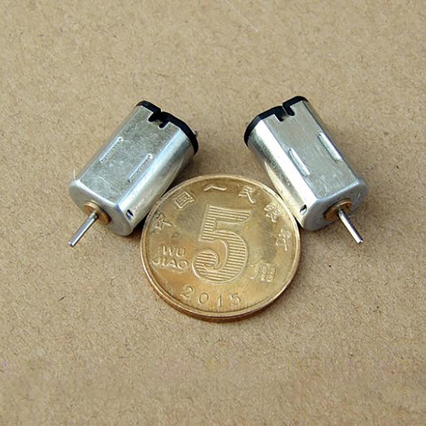 M20 Precision Motor with Metal Brush + Commutator DC12V 25500rpm Micro Motor for Audiovisual Equipment, Shaft Diameter 1mm