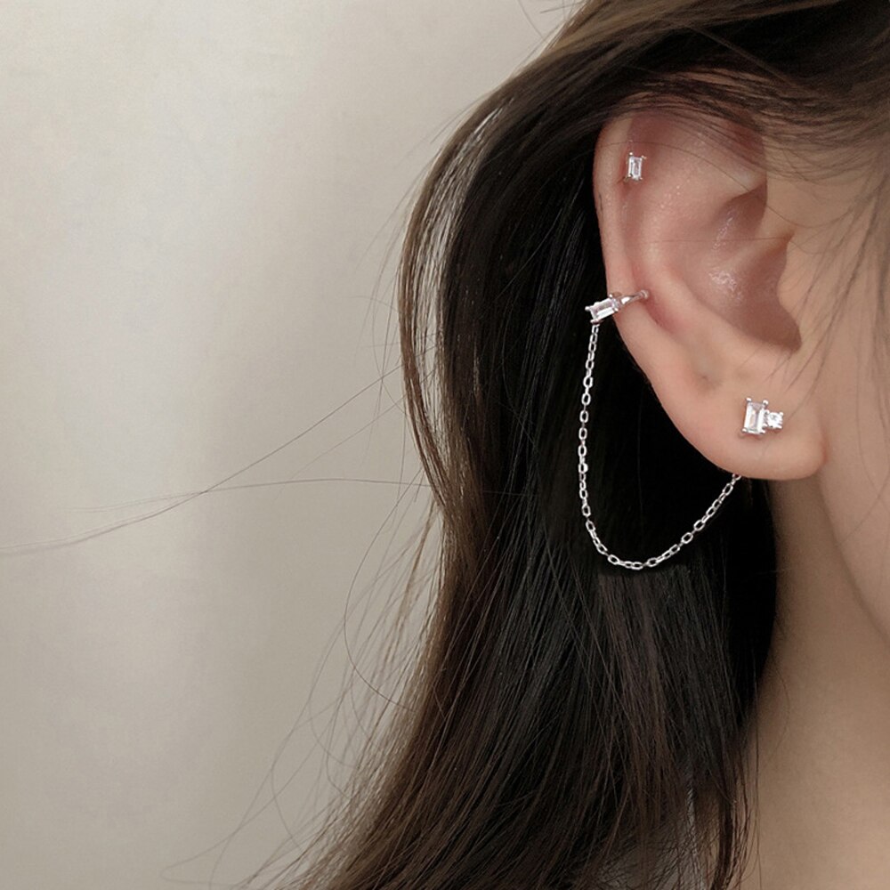 Mode Gouden Kleur Ster Vorm Lange Oor Manchetten Bohemian Clip Op Oor Manchet Voor Vrouwen Earring Clips Sieraden: style2