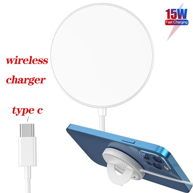 15W Magnetic Qi Wireless Charging For iPhone 12 Pro Max Mini Fast Charger For iPhone 11 XS X Wireless Charger For Huawei Xiaomi: 03