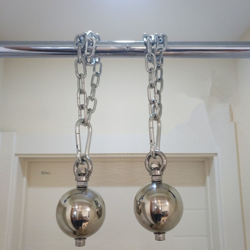 Metal Training Arm and Back Muscles Pull-ups Strengthen Ball Wrist Climbing Finger Training Hand Grip Strength ball A9273