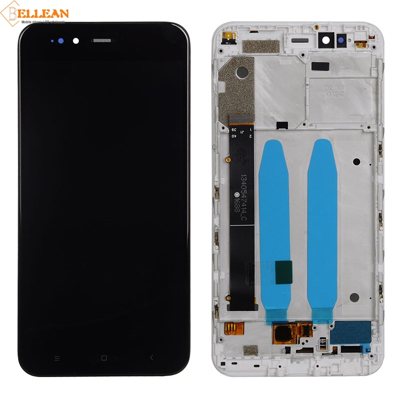 Catteny AAA For Xiaomi Mi A1 Display With Touch Screen Digitizer Assembly 5.15inch For Xiaomi Mi 5X Lcd Display: Black With Frame