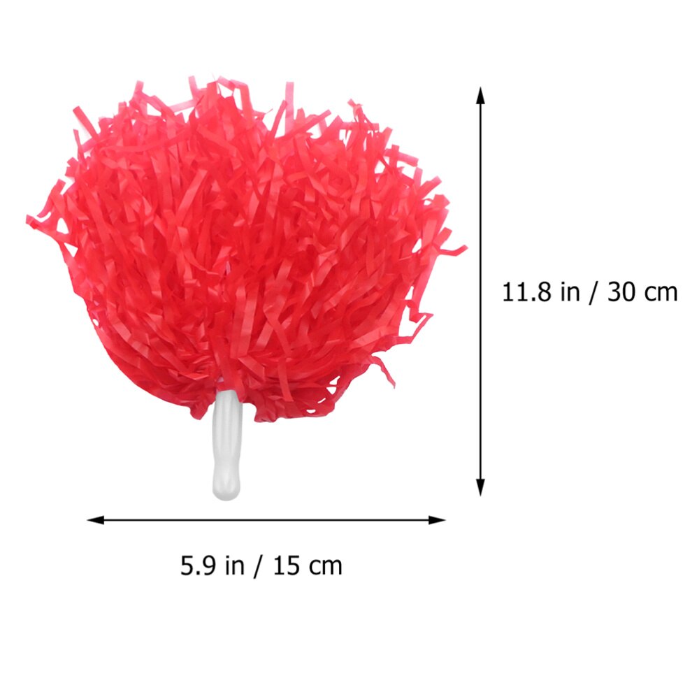 Cheer Poms Reusable Cheer Props Pompoms Cheerleading Kit for Competition Events Performance