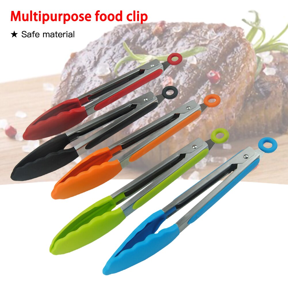 Food Grade Silicone Food Clip Barbecue Clip Bread Clip Multifunctional Kitchen Tool Cooking Tong Clip
