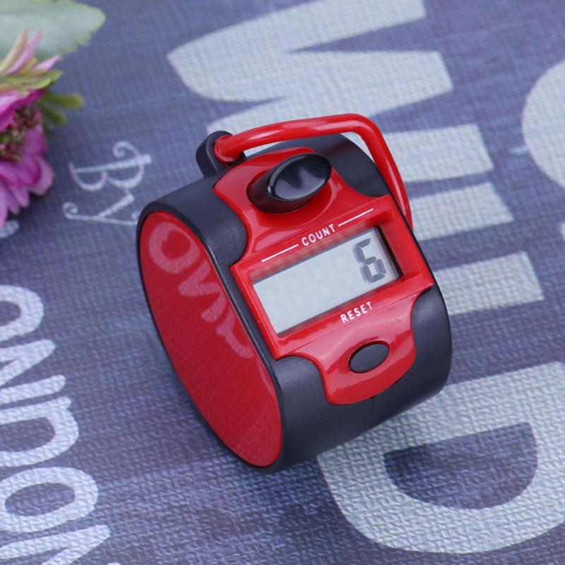 Contador electrónico de mano con pantalla LCD, Mini contador manual para personas