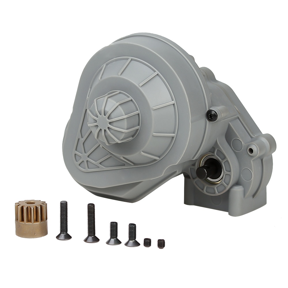 Injora komplet gearkasse transmission gear sæt 1/10 rc larvebånd bil aksial scx 10 scx 10 ii 90046 opgraderingsdel: Yqbx -01gl