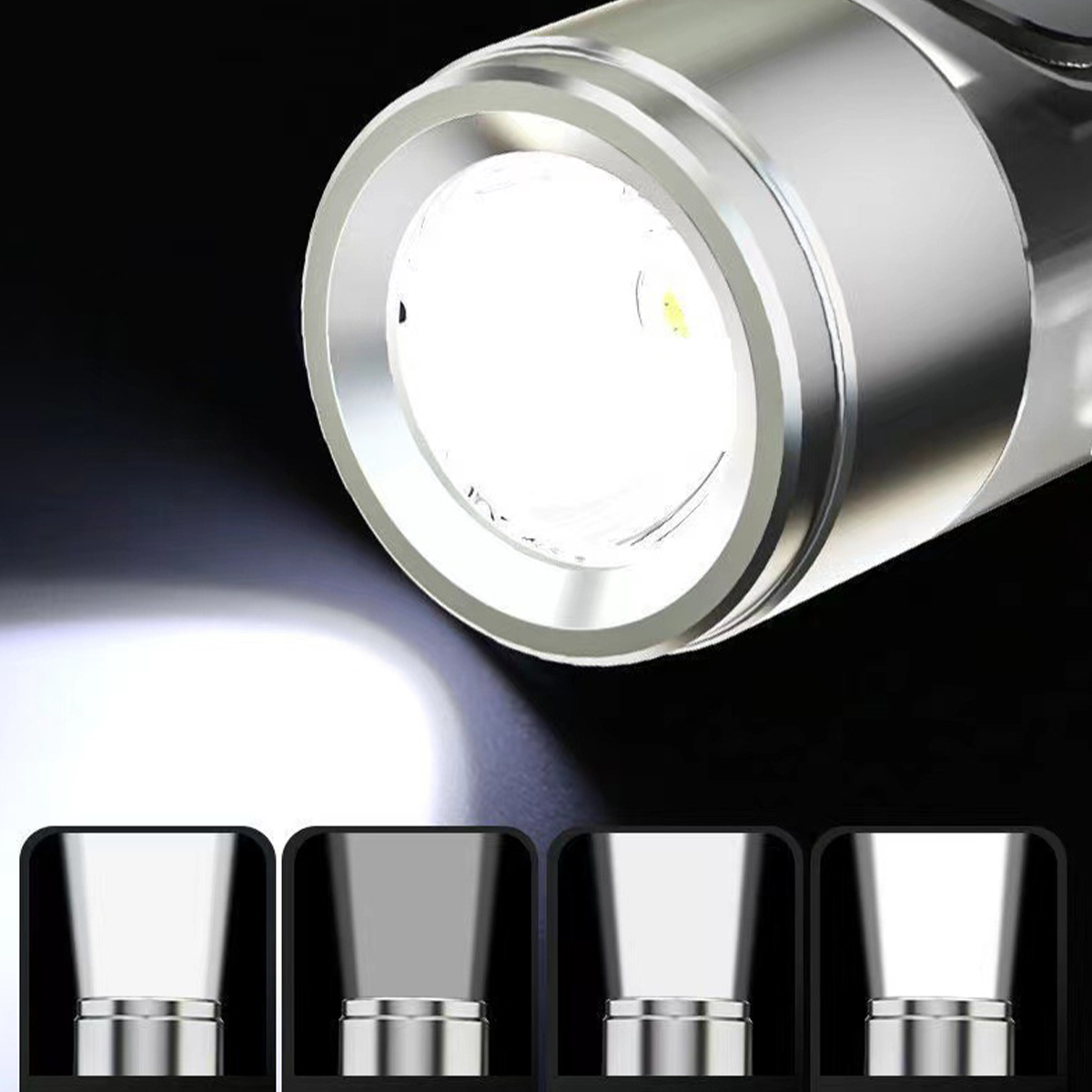 Mini linterna portátil linterna de rescate de emergencia al aire libre linterna de campamento con imán LED cob luz de lectura linterna de coche pesca USB