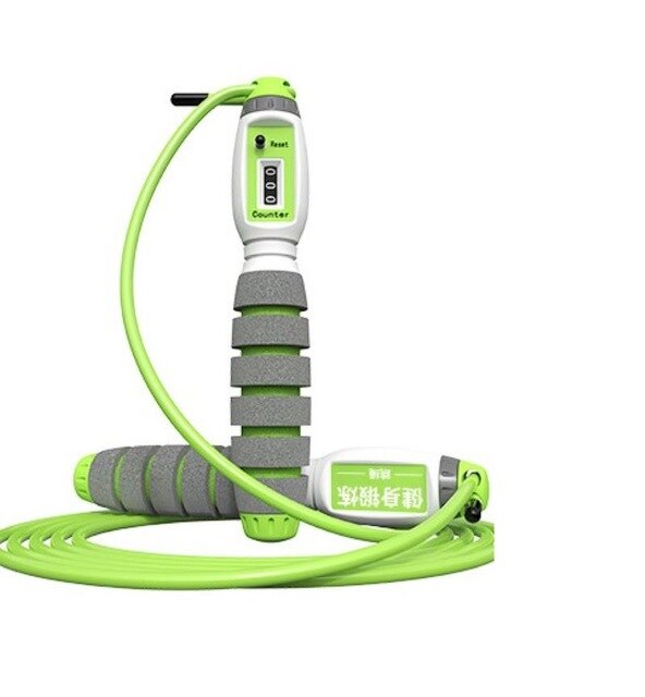 Rope Skipping Loss Endurance Jump Children Adult Training Adjustable Speed Aerobic Automatic For Training Aerobic Exercise: Green