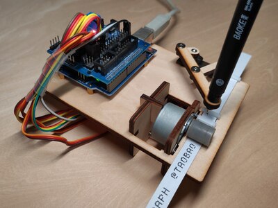 Telegraph Maker DIY Manipulator Writing Robot Small Clock
