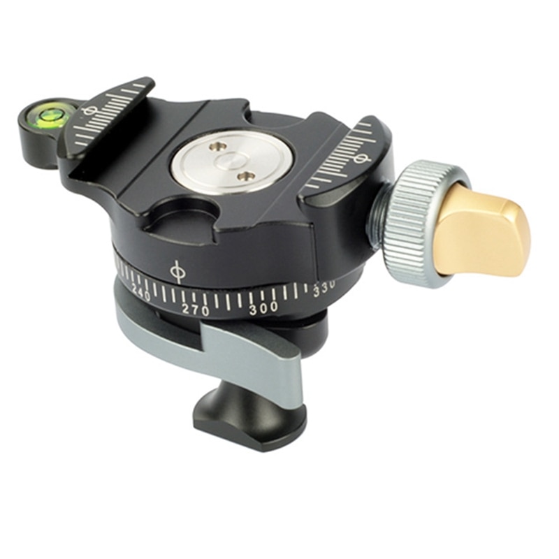 MBP-19 Camera Tripod Head Mini Panoramic Ball Head Camera Tripod Mount for Tripod/Camera/Cell Phone/Light Stand: Default Title