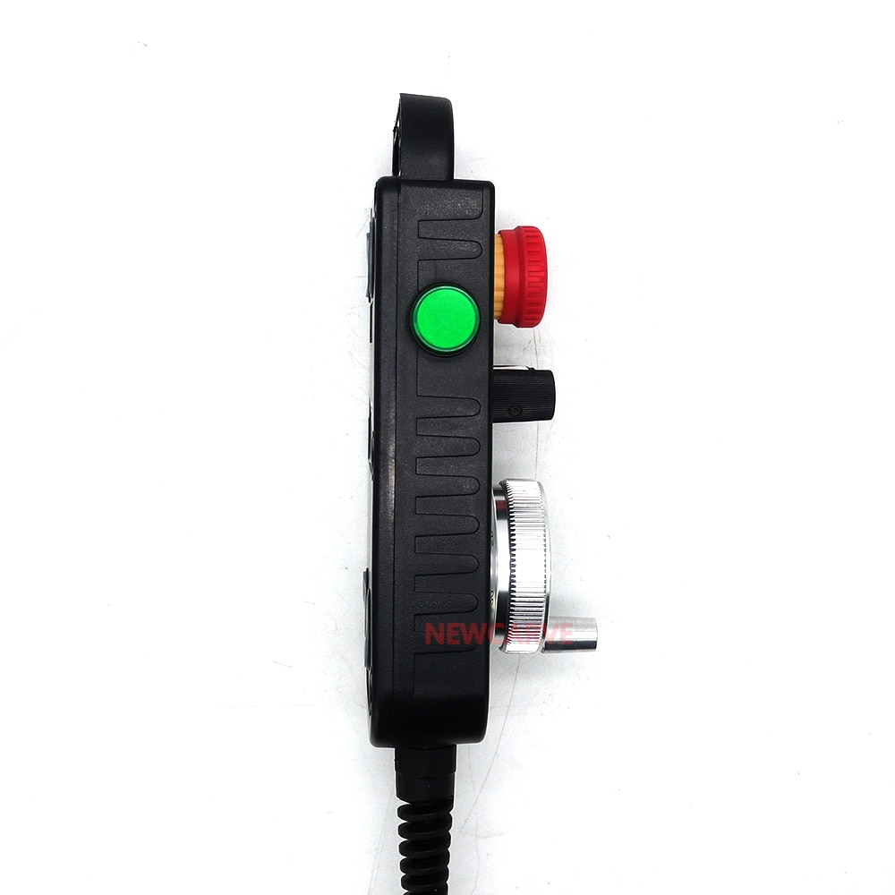 CNC Emergency Stop 4 AXIS 6 AXIS MPG Handwheel Manual Pulse Generator Universal Pendant 5V 12V 24V For CNC Router NEWCARVE