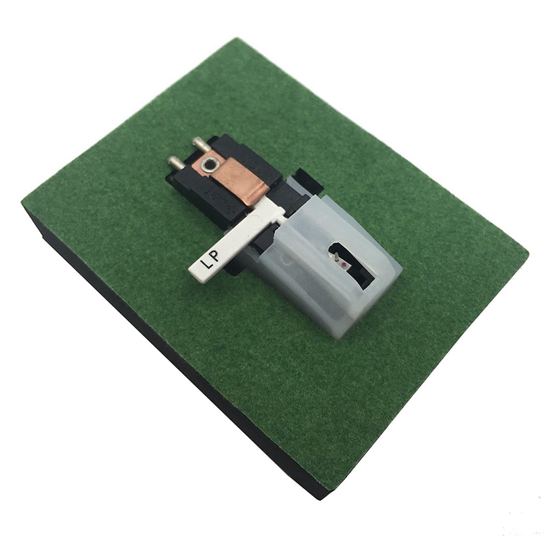 Ruby and Sapphire Dual Needle Stereo Stylus Turntable Cartridge Pickup Accessory for Record Player,Magnetic,Phonograph